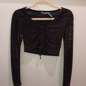 Urban Outfitters cinched crop top